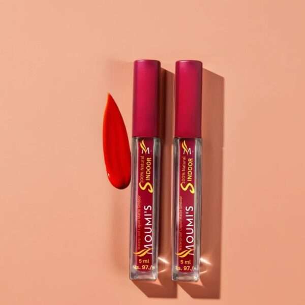 Liquid Matte Waterproof RED MAROON Combo Sindoor | Pack of 2 - Image 3